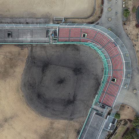 境界確定測量で使用される境界標プレート