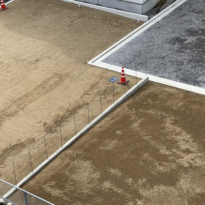 合筆登記による土地統合と境界確定後の敷地