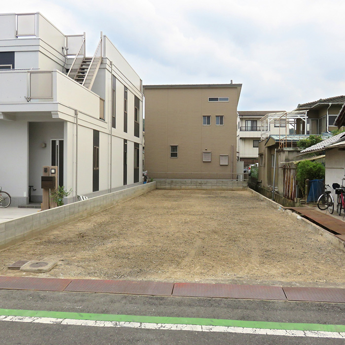 土地測量による面積確定と境界確認のための敷地